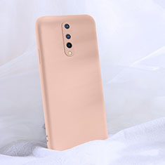 Ultra-thin Silicone Gel Soft Case 360 Degrees Cover C02 for OnePlus 8 Pink