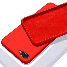 Ultra-thin Silicone Gel Soft Case 360 Degrees Cover C02 for Oppo R15X Red