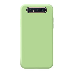Ultra-thin Silicone Gel Soft Case 360 Degrees Cover C02 for Samsung Galaxy A90 4G Green