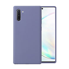 Ultra-thin Silicone Gel Soft Case 360 Degrees Cover C02 for Samsung Galaxy Note 10 5G Purple