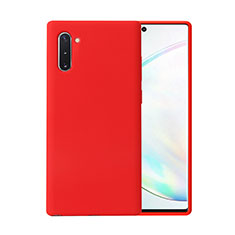 Ultra-thin Silicone Gel Soft Case 360 Degrees Cover C02 for Samsung Galaxy Note 10 5G Red