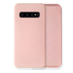 Ultra-thin Silicone Gel Soft Case 360 Degrees Cover C02 for Samsung Galaxy S10 5G Pink