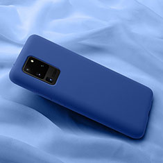 Ultra-thin Silicone Gel Soft Case 360 Degrees Cover C02 for Samsung Galaxy S20 Ultra Blue