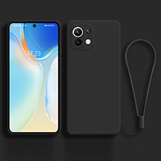 Ultra-thin Silicone Gel Soft Case 360 Degrees Cover C02 for Xiaomi Mi 11 5G Black