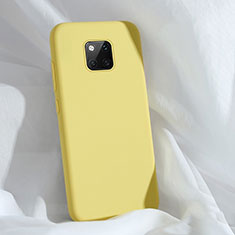 Ultra-thin Silicone Gel Soft Case 360 Degrees Cover C03 for Huawei Mate 20 Pro Yellow
