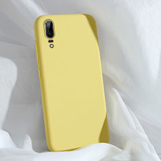 Ultra-thin Silicone Gel Soft Case 360 Degrees Cover C03 for Huawei P20 Yellow
