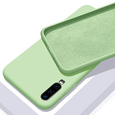 Ultra-thin Silicone Gel Soft Case 360 Degrees Cover C03 for Huawei P30 Green