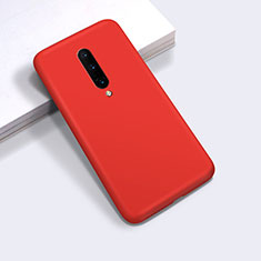 Ultra-thin Silicone Gel Soft Case 360 Degrees Cover C03 for OnePlus 8 Red