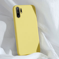 Ultra-thin Silicone Gel Soft Case 360 Degrees Cover C03 for Samsung Galaxy Note 10 Plus Yellow