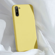 Ultra-thin Silicone Gel Soft Case 360 Degrees Cover C03 for Samsung Galaxy Note 10 Yellow
