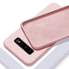 Ultra-thin Silicone Gel Soft Case 360 Degrees Cover C03 for Samsung Galaxy S10 5G Pink