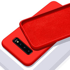 Ultra-thin Silicone Gel Soft Case 360 Degrees Cover C03 for Samsung Galaxy S10 5G Red