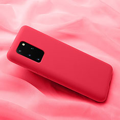 Ultra-thin Silicone Gel Soft Case 360 Degrees Cover C03 for Samsung Galaxy S20 Plus 5G Red