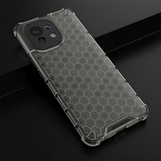 Ultra-thin Silicone Gel Soft Case 360 Degrees Cover C03 for Xiaomi Mi 11 Lite 4G Gray