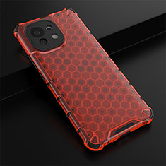 Ultra-thin Silicone Gel Soft Case 360 Degrees Cover C03 for Xiaomi Mi 11 Lite 5G Red