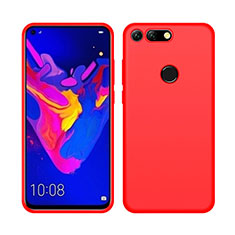Ultra-thin Silicone Gel Soft Case 360 Degrees Cover C04 for Huawei Honor V20 Red
