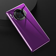 Ultra-thin Silicone Gel Soft Case 360 Degrees Cover C04 for Huawei Mate 30 5G Purple