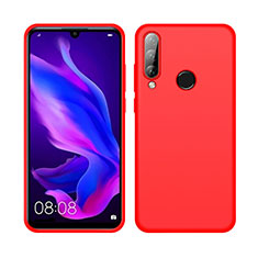 Ultra-thin Silicone Gel Soft Case 360 Degrees Cover C04 for Huawei P30 Lite New Edition Red