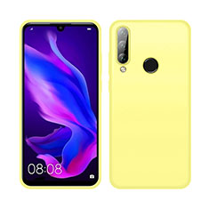 Ultra-thin Silicone Gel Soft Case 360 Degrees Cover C04 for Huawei P30 Lite New Edition Yellow