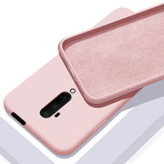 Ultra-thin Silicone Gel Soft Case 360 Degrees Cover C04 for OnePlus 7T Pro Pink