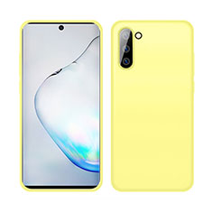 Ultra-thin Silicone Gel Soft Case 360 Degrees Cover C04 for Samsung Galaxy Note 10 Yellow