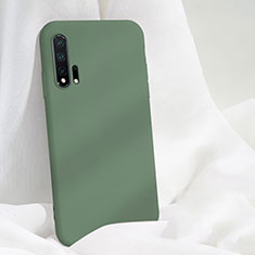 Ultra-thin Silicone Gel Soft Case 360 Degrees Cover C05 for Huawei Nova 6 5G Cyan