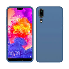 Ultra-thin Silicone Gel Soft Case 360 Degrees Cover C05 for Huawei P20 Blue