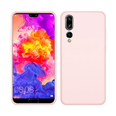 Ultra-thin Silicone Gel Soft Case 360 Degrees Cover C05 for Huawei P20 Pro Pink