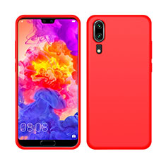 Ultra-thin Silicone Gel Soft Case 360 Degrees Cover C05 for Huawei P20 Red