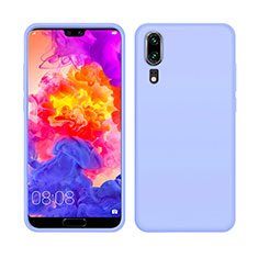 Ultra-thin Silicone Gel Soft Case 360 Degrees Cover C05 for Huawei P20 Sky Blue