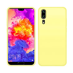 Ultra-thin Silicone Gel Soft Case 360 Degrees Cover C05 for Huawei P20 Yellow