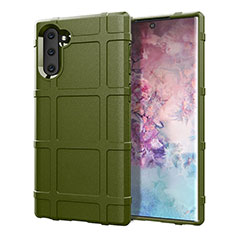 Ultra-thin Silicone Gel Soft Case 360 Degrees Cover C05 for Samsung Galaxy Note 10 5G Green