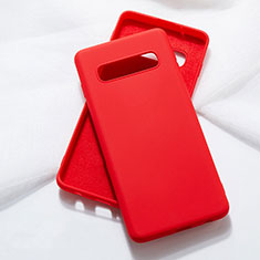 Ultra-thin Silicone Gel Soft Case 360 Degrees Cover C05 for Samsung Galaxy S10 5G Red