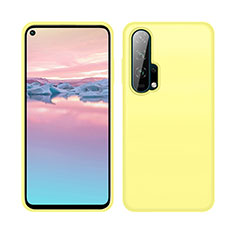 Ultra-thin Silicone Gel Soft Case 360 Degrees Cover C06 for Huawei Honor 20 Pro Yellow