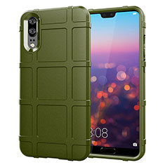 Ultra-thin Silicone Gel Soft Case 360 Degrees Cover C06 for Huawei P20 Green