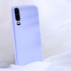 Ultra-thin Silicone Gel Soft Case 360 Degrees Cover C06 for Huawei P30 Purple