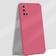 Ultra-thin Silicone Gel Soft Case 360 Degrees Cover C06 for Oppo Reno4 Pro 5G Red Wine