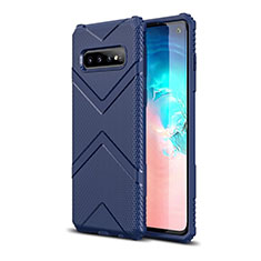 Ultra-thin Silicone Gel Soft Case 360 Degrees Cover C06 for Samsung Galaxy S10 5G Blue