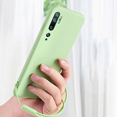 Ultra-thin Silicone Gel Soft Case 360 Degrees Cover C06 for Xiaomi Mi Note 10 Green