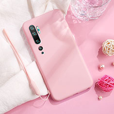 Ultra-thin Silicone Gel Soft Case 360 Degrees Cover C06 for Xiaomi Mi Note 10 Pink