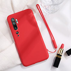 Ultra-thin Silicone Gel Soft Case 360 Degrees Cover C06 for Xiaomi Mi Note 10 Red