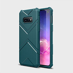 Ultra-thin Silicone Gel Soft Case 360 Degrees Cover C07 for Samsung Galaxy S10e Green