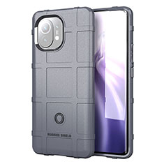 Ultra-thin Silicone Gel Soft Case 360 Degrees Cover C07 for Xiaomi Mi 11 Lite 5G NE Gray