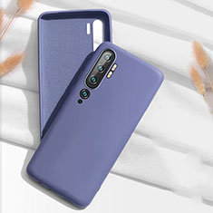 Ultra-thin Silicone Gel Soft Case 360 Degrees Cover C07 for Xiaomi Mi Note 10 Pro Gray