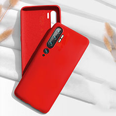 Ultra-thin Silicone Gel Soft Case 360 Degrees Cover C07 for Xiaomi Mi Note 10 Pro Red