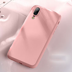 Ultra-thin Silicone Gel Soft Case 360 Degrees Cover C08 for Huawei P20 Pink