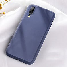 Ultra-thin Silicone Gel Soft Case 360 Degrees Cover C08 for Huawei P20 Purple
