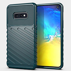 Ultra-thin Silicone Gel Soft Case 360 Degrees Cover C08 for Samsung Galaxy S10e Green