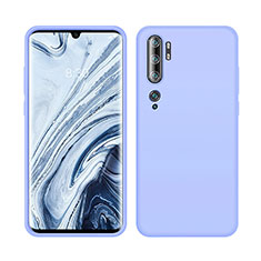 Ultra-thin Silicone Gel Soft Case 360 Degrees Cover C08 for Xiaomi Mi Note 10 Pro Purple