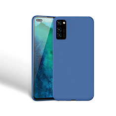 Ultra-thin Silicone Gel Soft Case 360 Degrees Cover F02 for Huawei Honor View 30 Pro 5G Blue